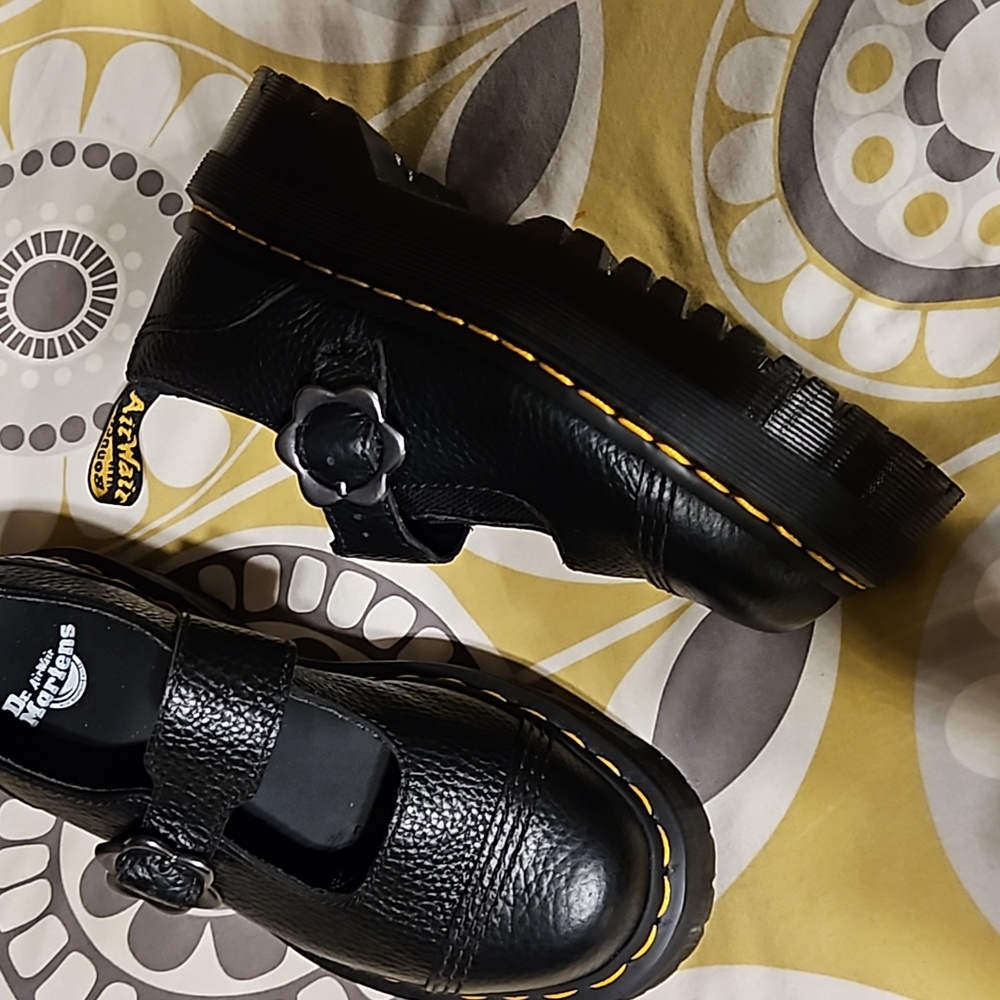 Addina Flower Platform Dr. Marten Mary Janes $90 OBO